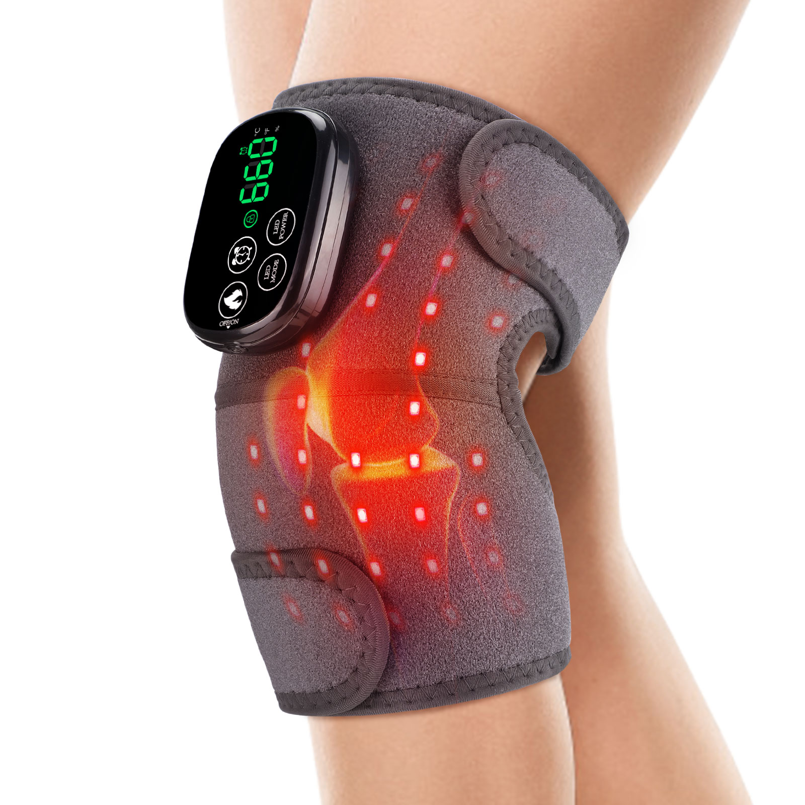 Smart Knee Wrap - Egzersiz için Kırmızı Işıklı Dizlik -
