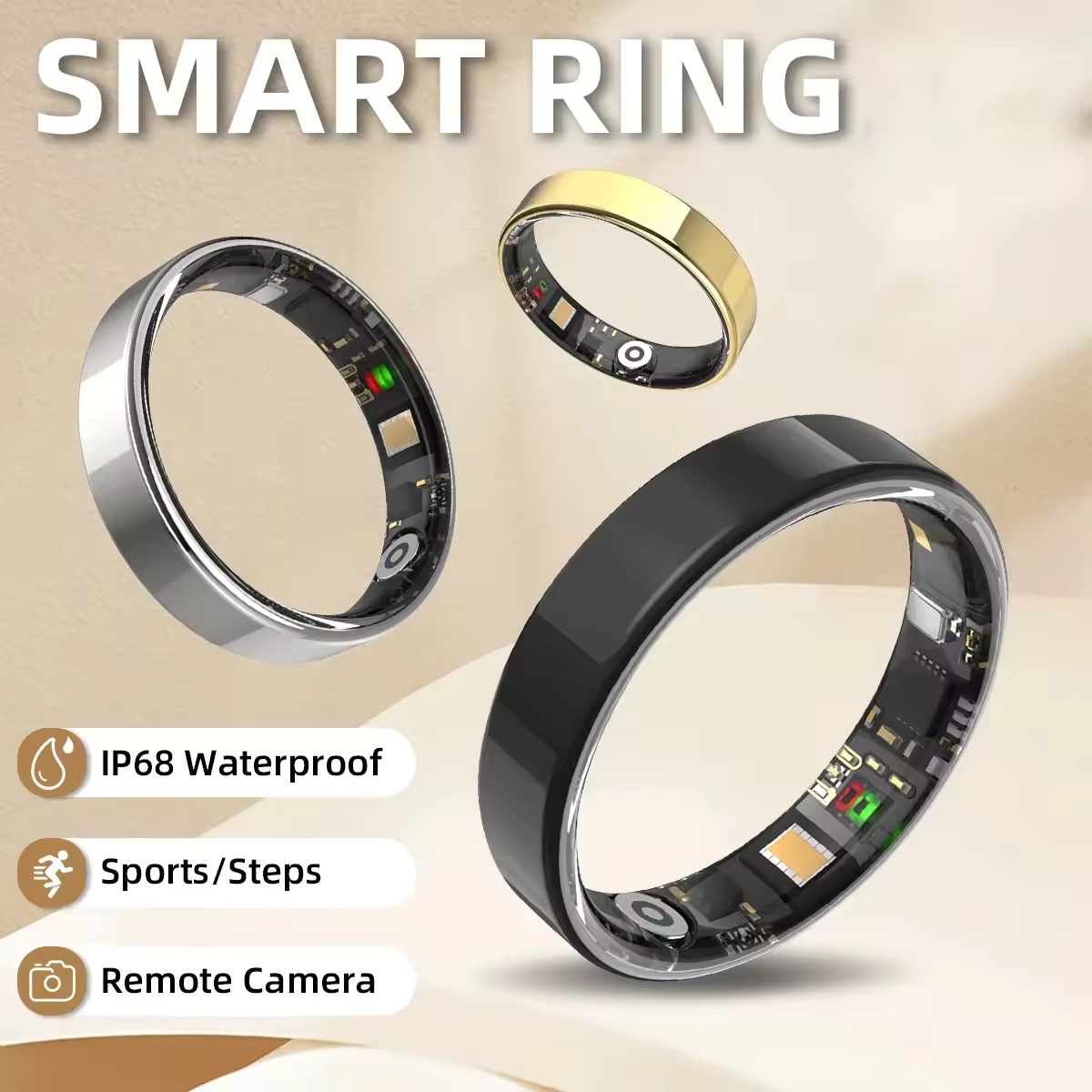 Temperature Ring Skin - R09 Akıllı Yüzük Erkekler ve Kadınlar