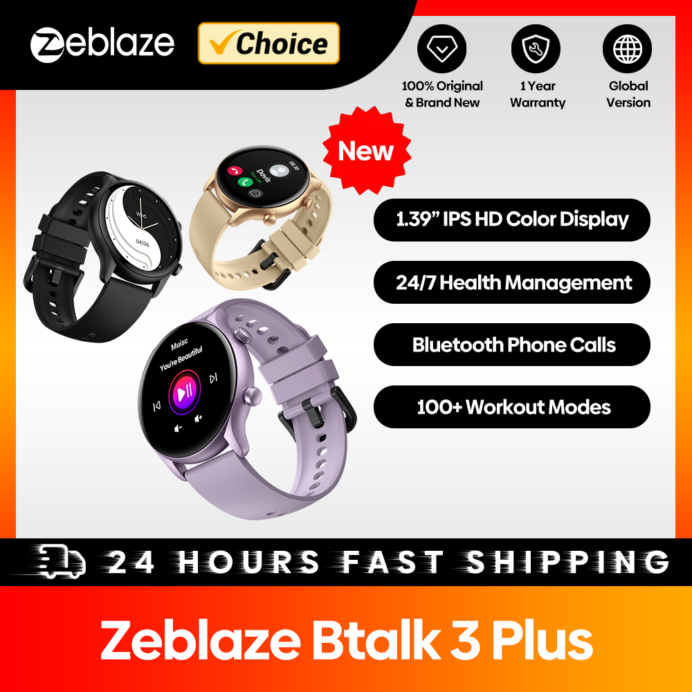 Fall Detection Watch - Yeni Zeblaze Btalk 3 Plus Sesli