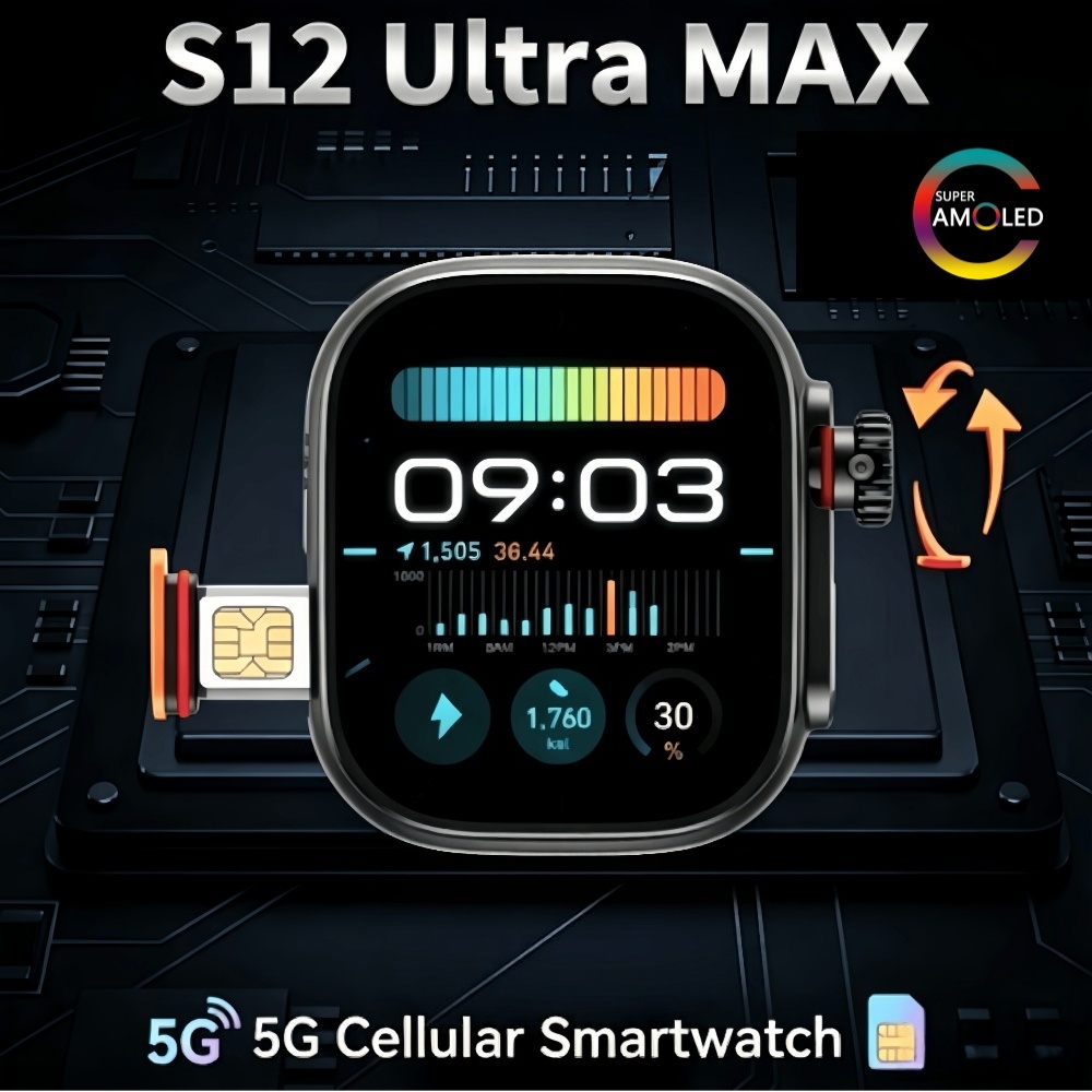S12 Ultra MAX Global Sürümü, A - Fall Detection Watch incelemesi ve fiyatı